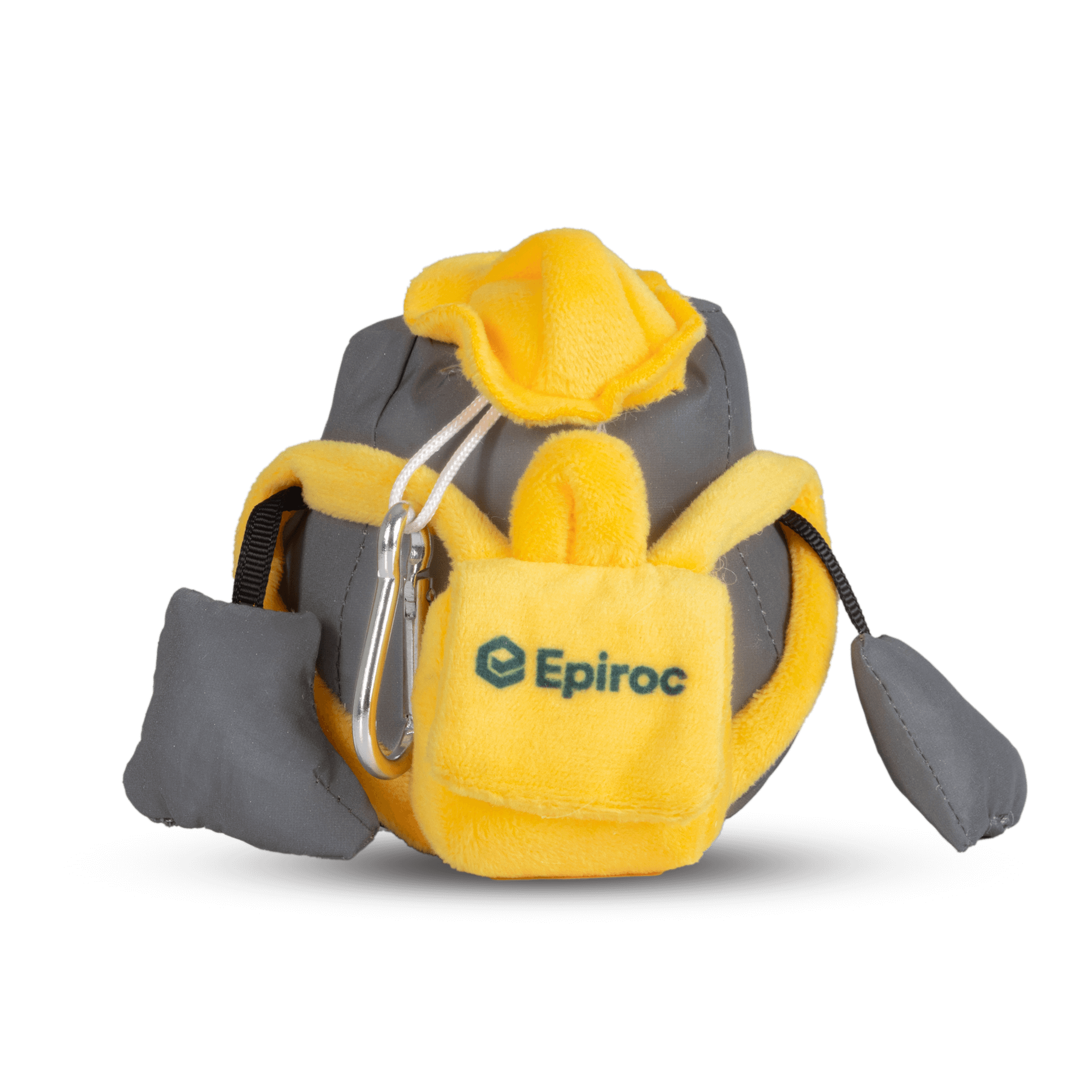 reflective toy key ring epiroc back