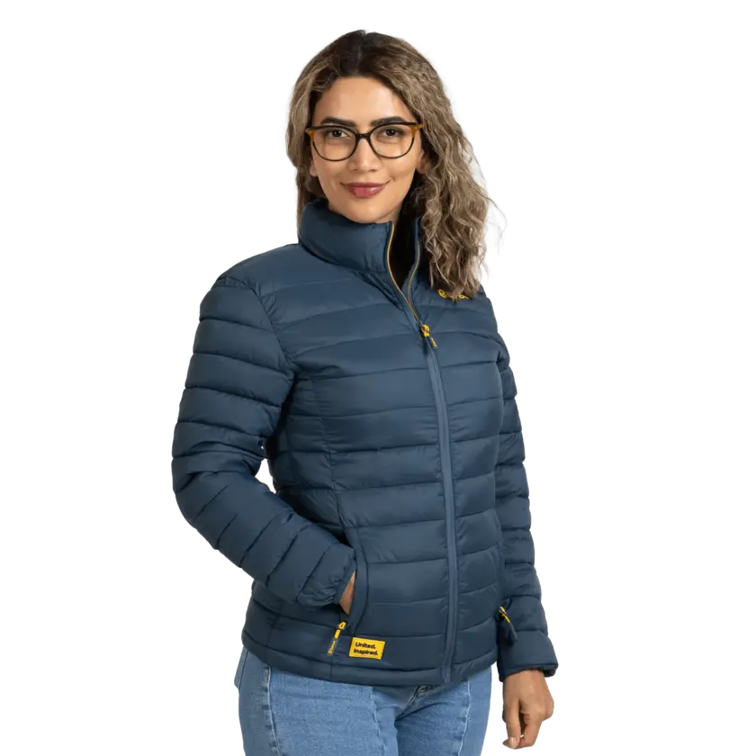 padded jacket with epiroc logo