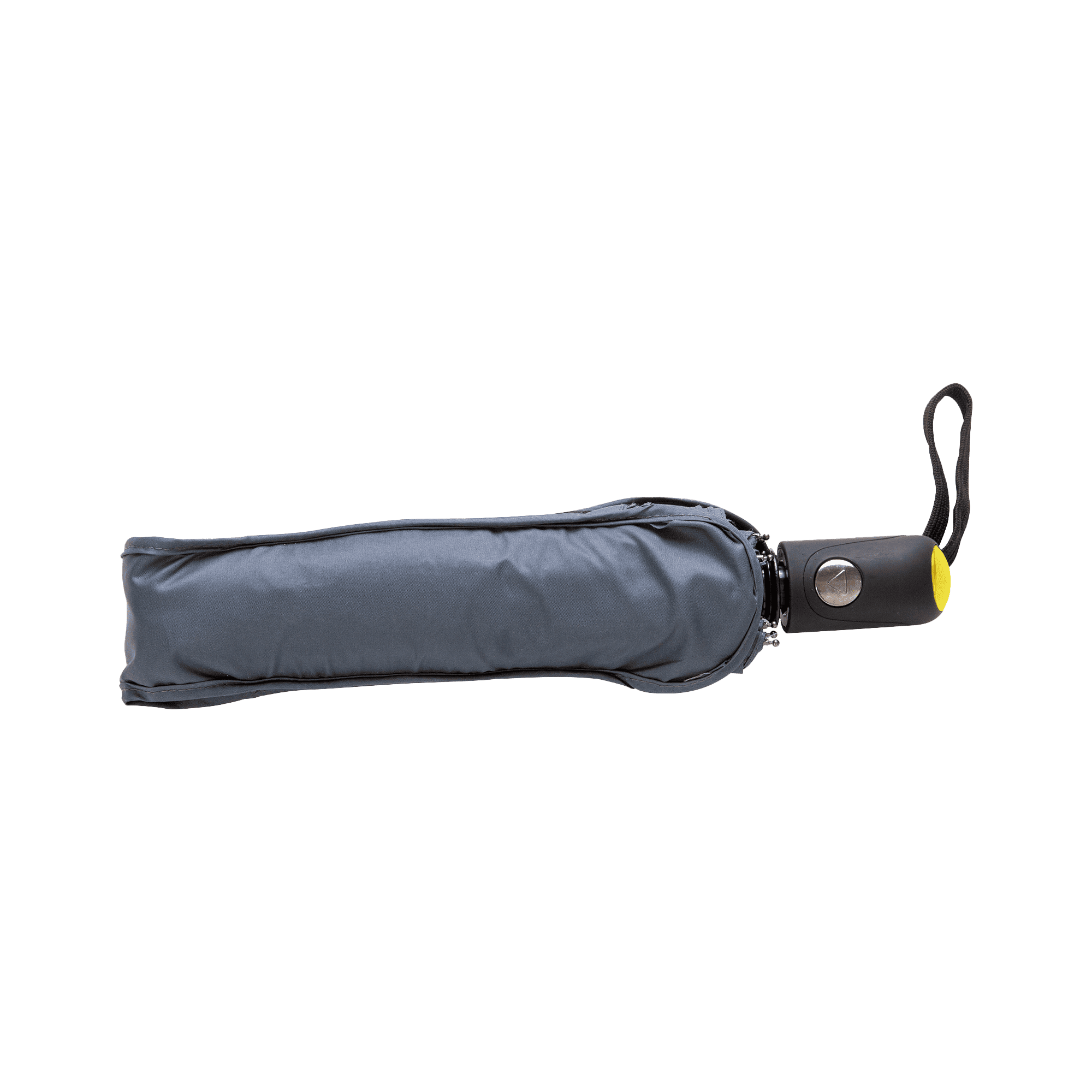 grey umbrella with epiroc logo folded