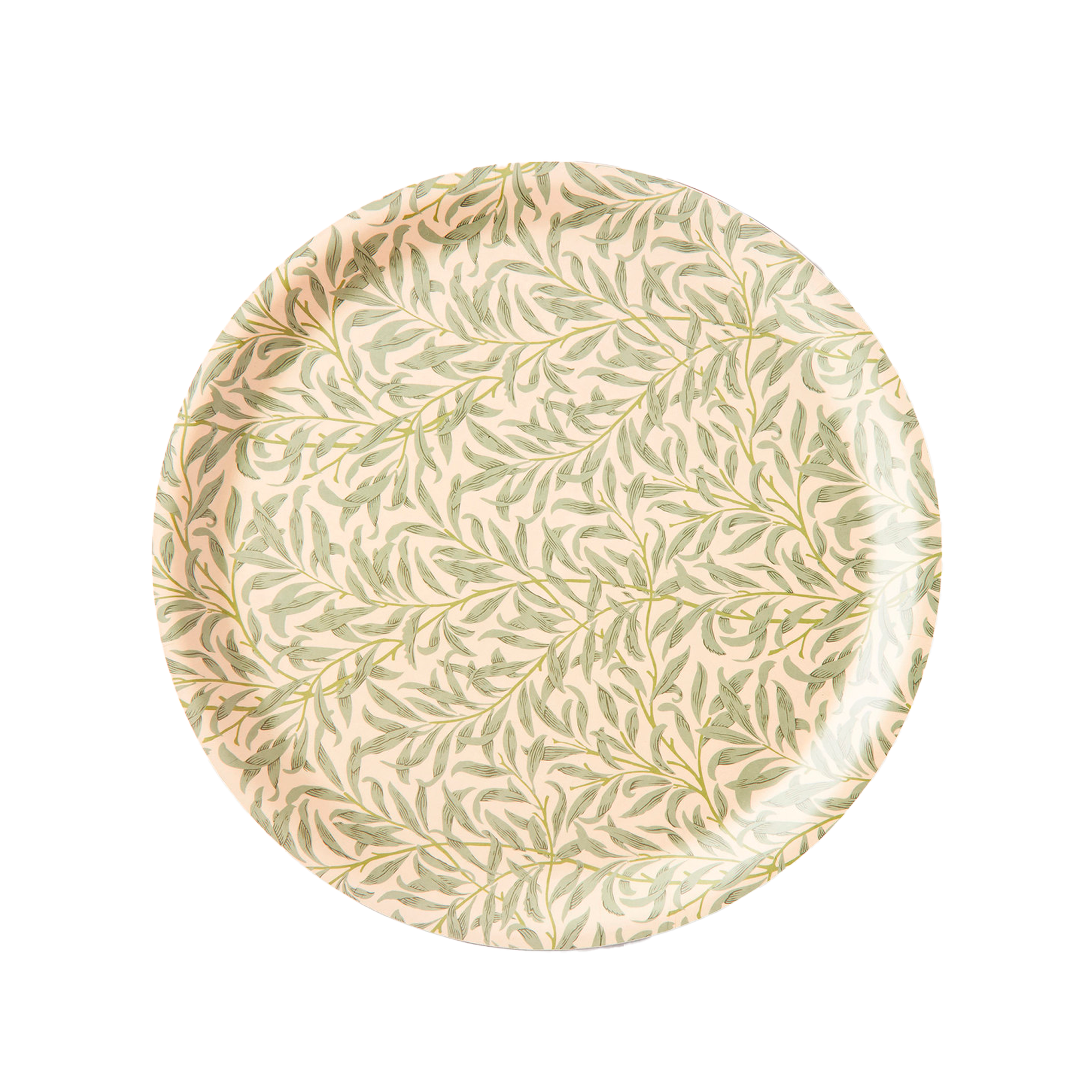 tray with floral pattern