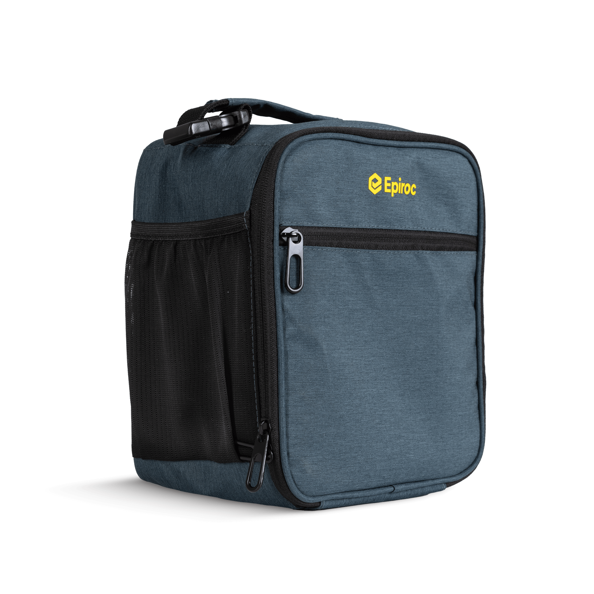 cooler bag with epiroc logo pocket on side 