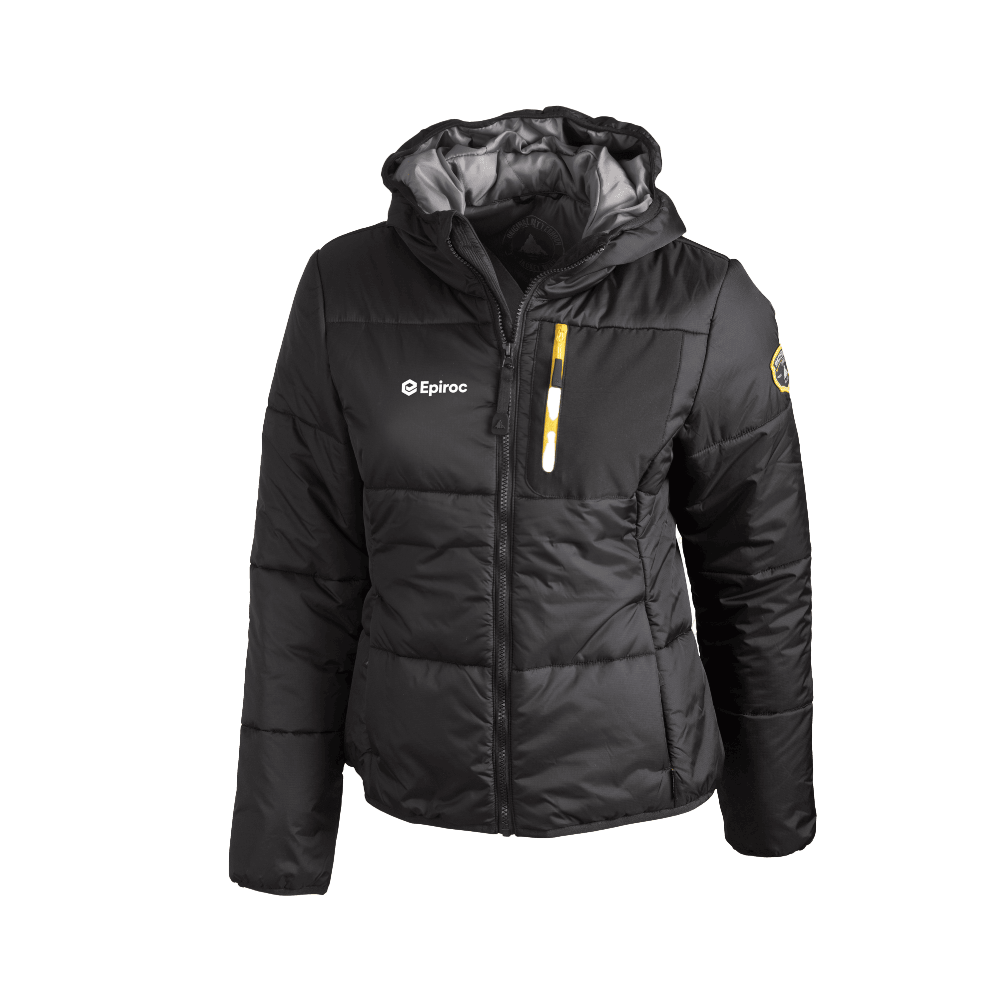 black epiroc winter jacket