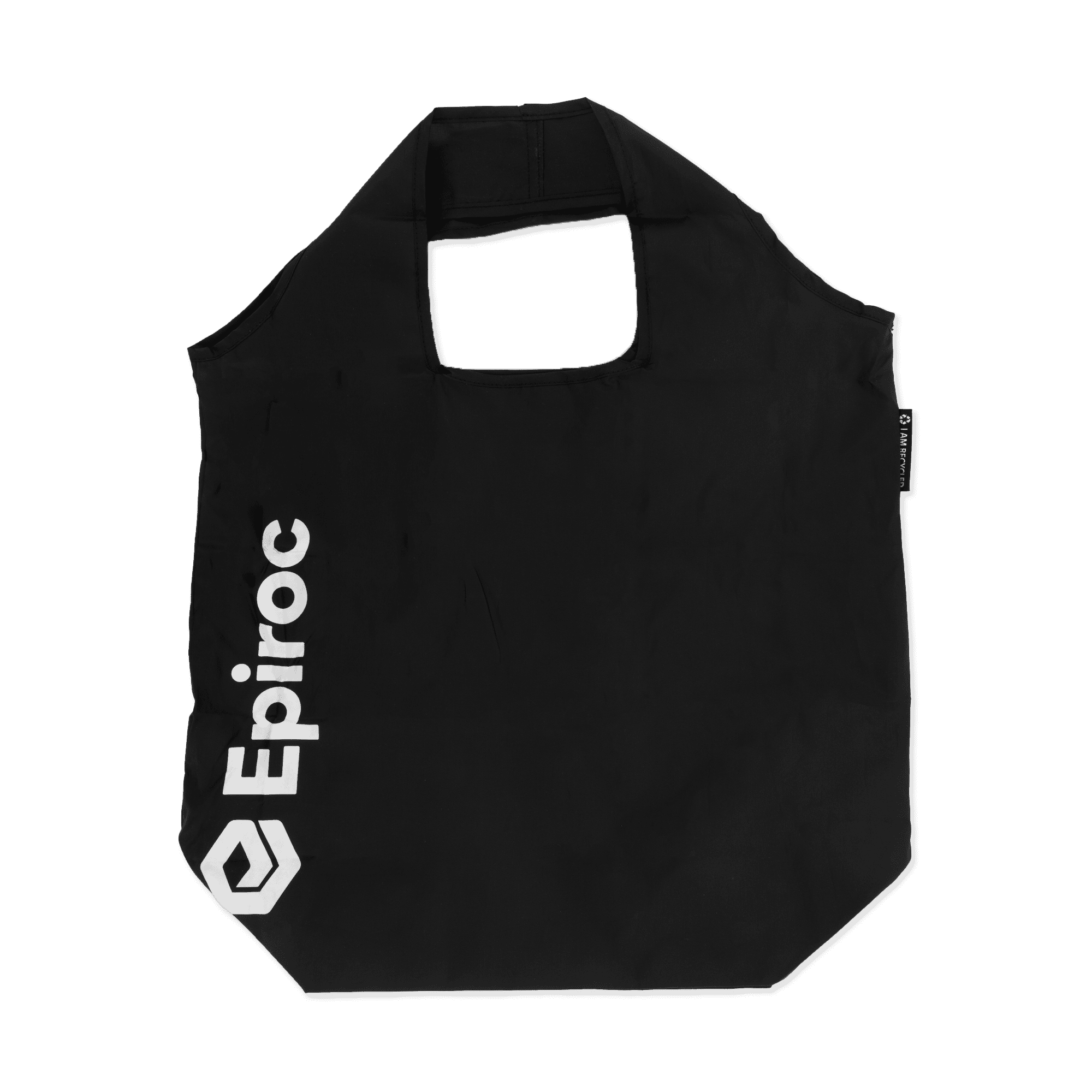 black bag with white epiroc logo