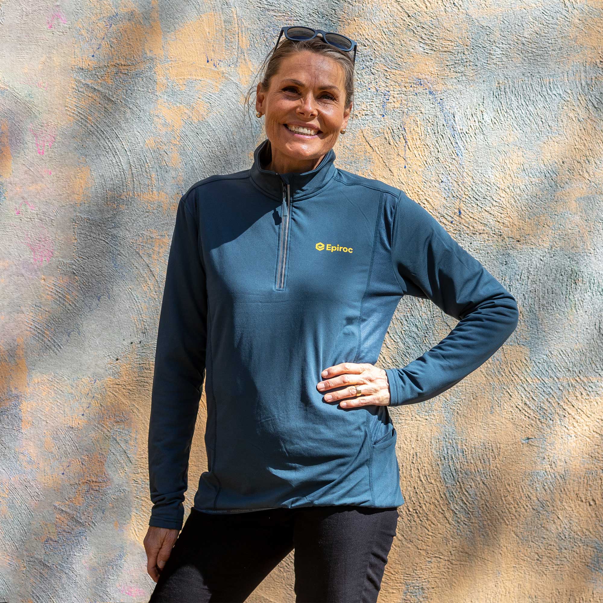 grey epiroc active sweater 