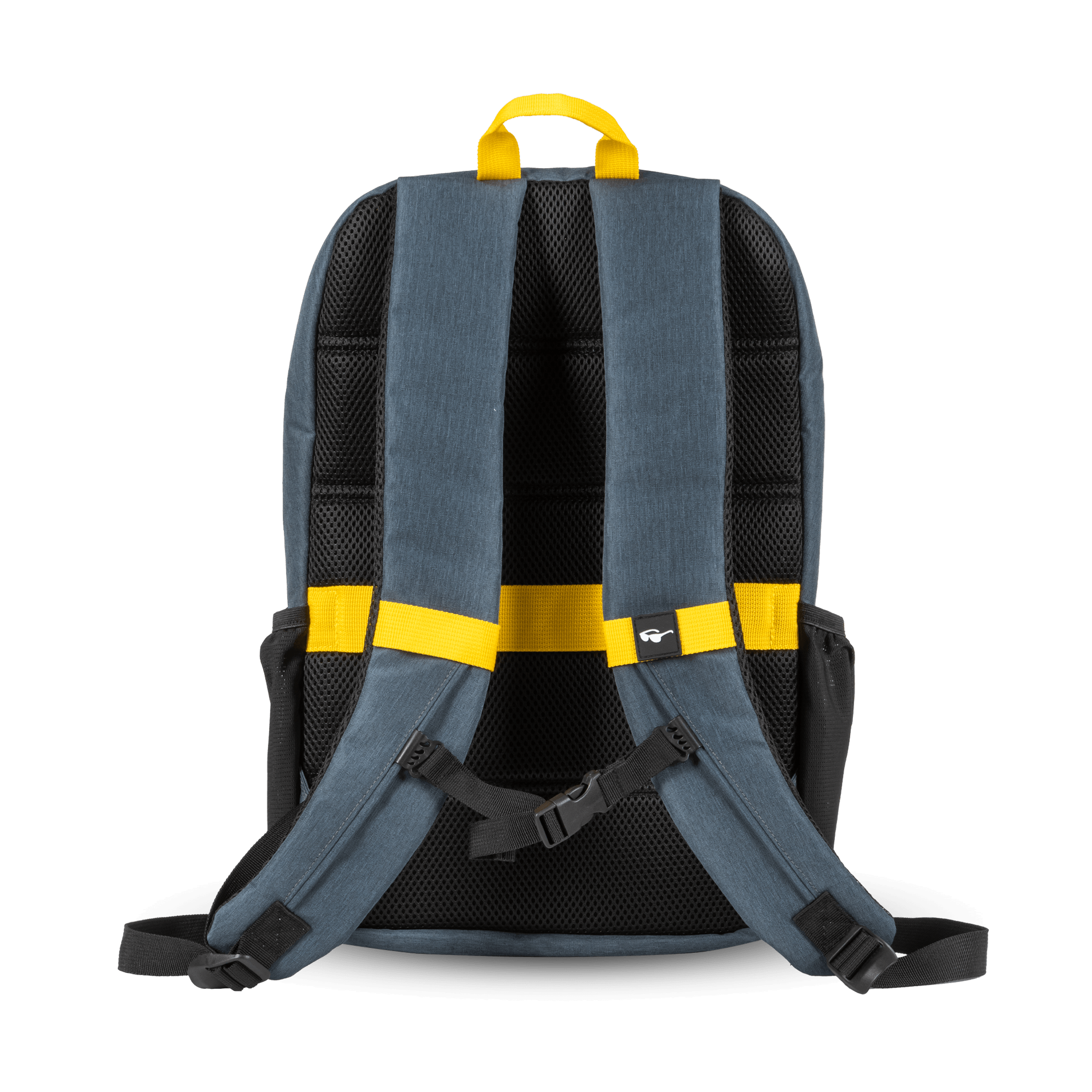 grey epiroc bagpack with yellow inside