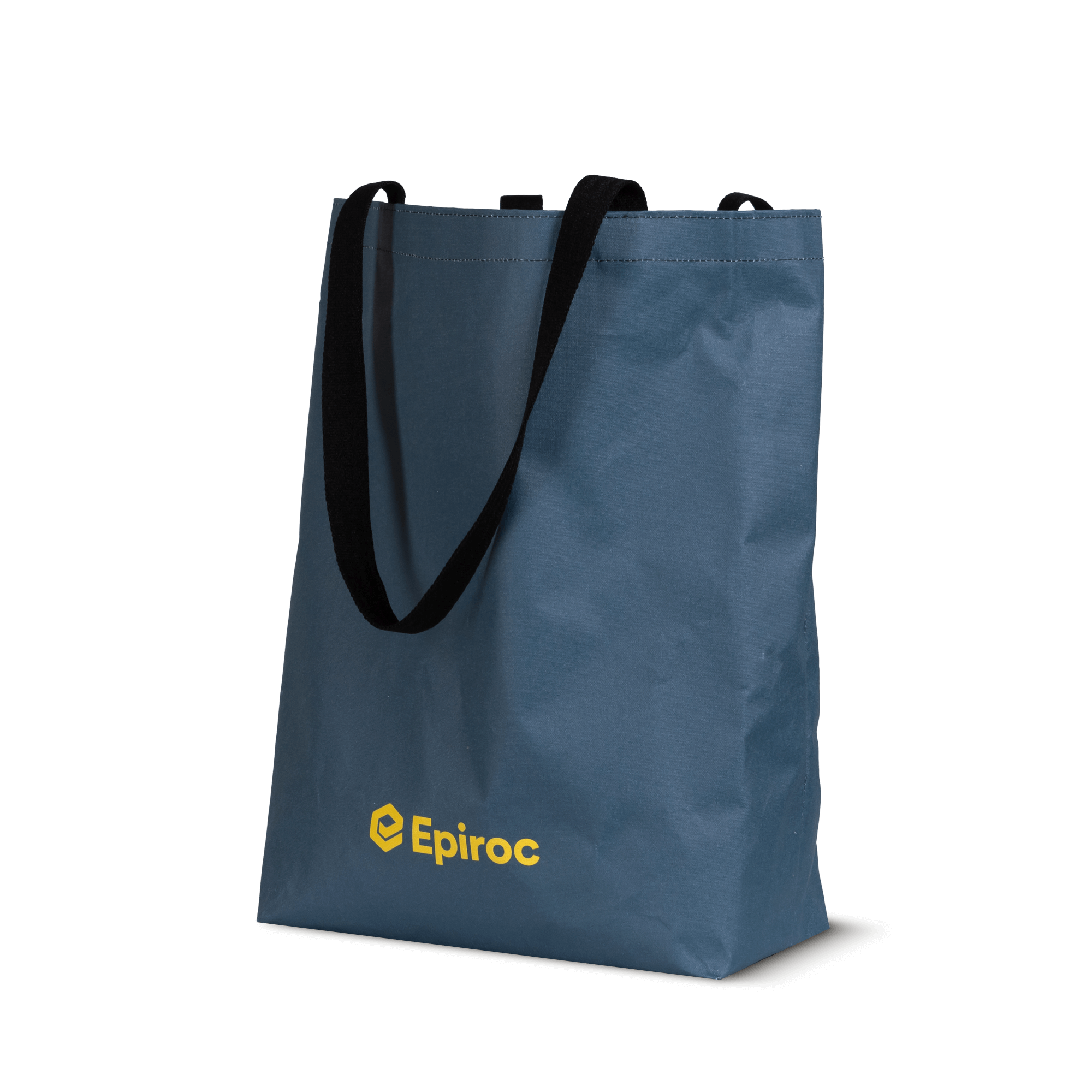 Grey totebag with epiroc logo